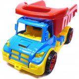 Speelgoed Kiepwagen - 50 cm - Geel/Rood/Blauw