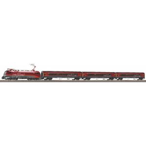 Piko H0 Startset - Rail Jet ÖBB Locomotief + 3 personenrijtuigen (57178)