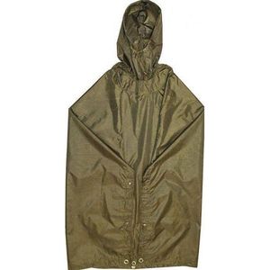 Veelzijdige poncho met capuchon - Olive