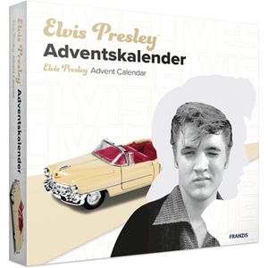 1:37 Franzis 55120-7 Elvis Cadillac Eldorado Adventskalender Plastic Modelbouwpakket