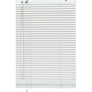 Aluminium jaloezie voor privacybescherming - montageonderdelen inbegrepen - wit - 70 x 130 cm (BxH)