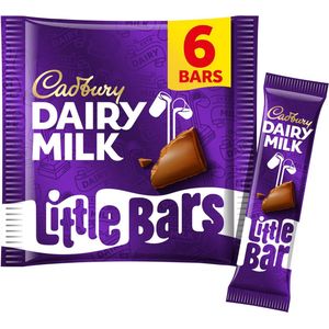 Cadbury Dairy Milk Little Bars Chocoladerepen 18 x 6 x 18 g (108g)