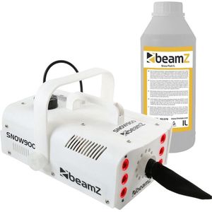 Sneeuwmachine - BeamZ SNOW900LED - inclusief 1 liter sneeuwvloeistof