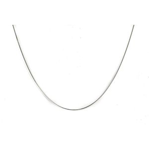 ABkettinkjes - Zilveren ketting - Zilver - Ketting - Slang - Slangenkettinkje - 42cm - (1.2mm)