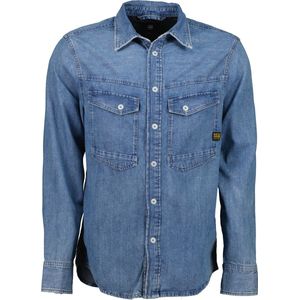 G-Star Overshirt - Regular Fit - Blauw - XL