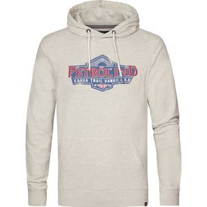 Petrol Industries - Heren Artwork Hoodie Surf - Wit - Maat XXXL