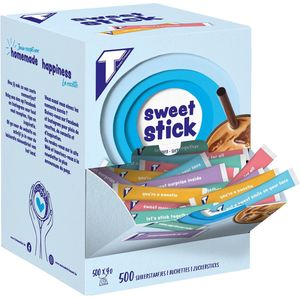 Suikersticks Tiense suiker 500x4gr | Dispenser a 500 stuk