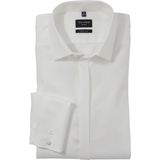 OLYMP No. 6 Six super slim fit overhemd - twill - lichtbeige - Strijkvriendelijk - Boordmaat: 39