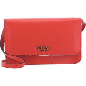 GUESS Telefoontasje Schoudertas Laurel SLG Phone Crossbody Orange Oranje