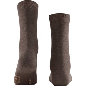 FALKE Softmerino warme ademende merinowol katoen sokken dames bruin - Maat 35-36