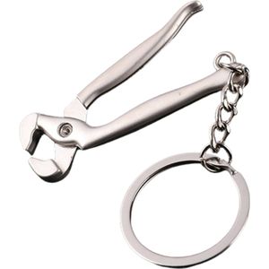 Gereedschap Sleutelhanger - Werkende Knijptang / Vlechttang / Tang - Leuk voor Vaderdag / Papa - Keychain Sleutel Hanger Cadeau - Auto Accessoires