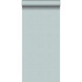 ESTAhome behang linnenstructuur vergrijsd blauw - 139025 - 0.53 x 10.05 m
