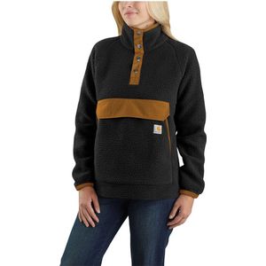 Carhartt Damen Hoodie / Sweatshirt Relaxed Fit Fleece Pullover Black-M