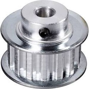 Aluminium Tandriemschijf Reely Boordiameter: 8 mm Diameter: 38 mm Aantal tanden: 20