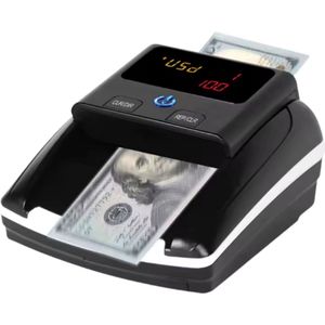 Valsgelddetector - Geldtelmachine - Valsgelddetectie - 2-Voudig Valsgelddetectie - Nepgeldscanner - Mini Geldtelmachine - Draagbare Geldteller - Safescan - Euro - USD