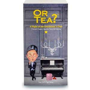 Or Tea? Night at the Gentlemen's Club - losse zwarte thee met gerookte lapsang - navulpakket 75 g