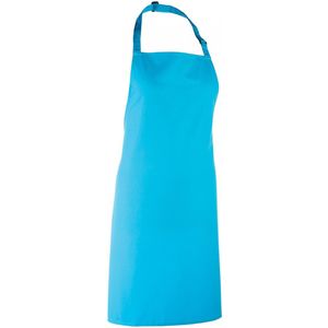 Schort/Tuniek/Werkblouse Unisex One Size Premier Turquoise 65% Polyester, 35% Katoen