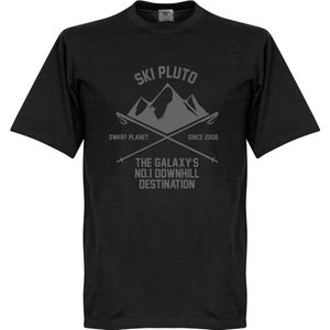 Ski Pluto Planet T-Shirt - 5XL