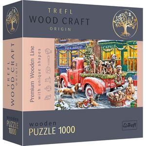 Trefl - Puzzles - ""1000 Wooden Puzzles"" - Santa's Little Helpers