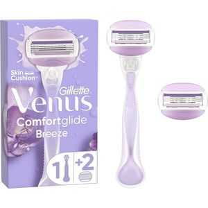Comfortglide Breeze Scheermes Voor Vrouwen - Handvat met 2 Scheermesjes voor een Gladde Scheerbeurt