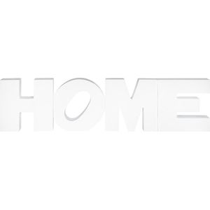 QUVIO Sierletters HOME / Houten letters / Woonkamer decoratie / Woonkamer accessoires / Woonaccessoires / Woondecoratie - Hout - 2,5 x 44 x 11 cm