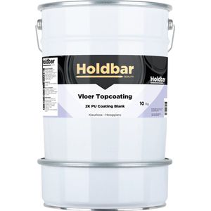 Holdbar Vloer Topcoating Hoogglans 10 kg - Vloerverf - Transparant - Glashelder - Vergeelt niet - Slijtvast - UV-bestendig - Voor binnen en buiten - 2 Componenten
