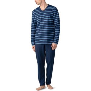 Mey Tweedelige Lange Pyjama Heren 11281 - Blauw 668 yacht blue Heren - 58