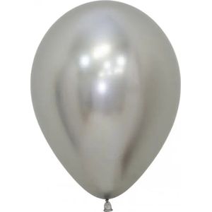 Ballon Zilver 30 CM | unisex | Voor Gender Reveal en Babyshower