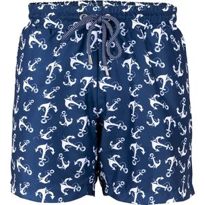 Anemoss Anchors Zwemshort Heren - Mannen Zwembroek - Swimshort met Elastische Band - Zwemkleding - Maat XL