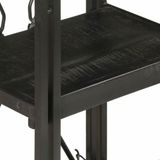 vidaXL - Boekenkast - met - 3 - schappen - 40x30x80 - cm - massief - mangohout