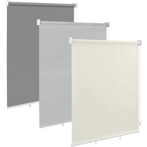 Buiten Rolgordijn 140 x 240 cm - Verticale Zonwering voor Balkon en Terras - Weerbestendig, UV-Bescherming, Zichtwerend en Makkelijk te Monteren