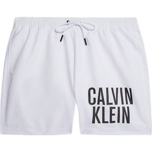 Calvin Klein Medium Drawstring Heren Zwembroek - Wit - Maat XL
