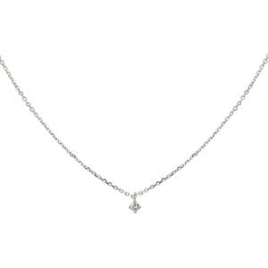 The Jewelry Collection Ketting Diamant 0.05ct H Si 41 - 43 - 45 cm - Goud