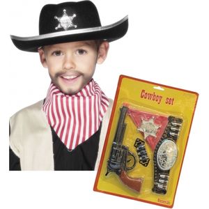 Cowboy verkleedset voor kinderen met cowboyhoed - Carnaval verkleden - Accessoires