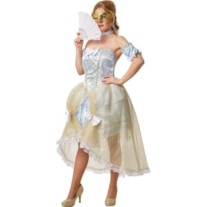 dressforfun - Vrouwenkostuum in sexy barokstijl XL - verkleedkleding kostuum halloween verkleden feestkleding carnavalskleding carnaval feestkledij partykleding - 301896