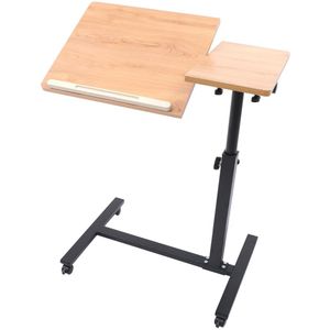 Verstelbaar Laptopbureau 360° – Laptoptafel - Laptop standaard - Notebook standaard - Monitorstandaard - Computer houder - Roterend Tafelblad – Mobiele Standaard – Thuiskantoor – Dienblad – Rollende Studeertafel – Computerwerkstation