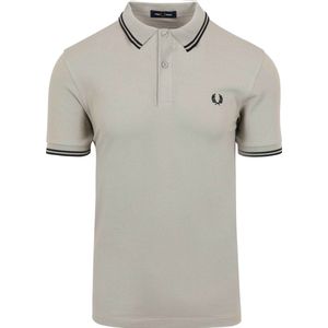 Fred Perry - Polo M3600 Greige R41 - Slim-fit - Heren Poloshirt Maat S