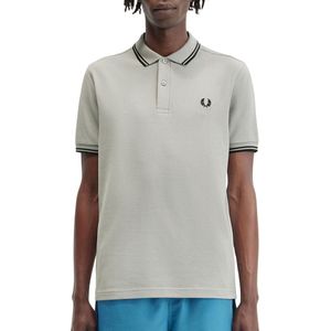 Fred Perry - Polo M3600 Greige R41 - Slim-fit - Heren Poloshirt Maat S