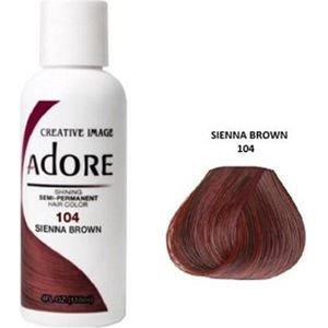Adore Shining Semi Permanent Hair Color Sienna Brown-104 Haarverf