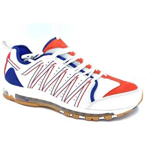 Nike Air Max 97 / Haven / Clot - Wit, Rood, Blauw - Maat 45.5
