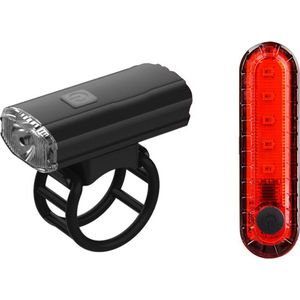 Fietsverlichting Set- Led Set- 150 lm Voorlamp- 60 lm Achterlamp- Fietslicht - USB - Oplaadbaar - Compact - Waterdicht - Lampset fiets