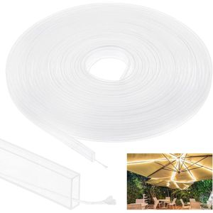Siliconen Tube Sleeve 10mm LED Diffuser Kanaal 10 Meter - Flexibele Waterdichte Bescherming voor LED Strip Lights
