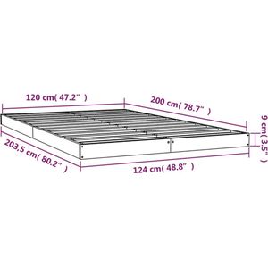 vidaXL-Bedframe-massief-grenenhout-120x200-cm