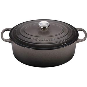 Le Creuset Braadpan Signature - Ovaal - Flint - ø 31 cm / 6.3 liter