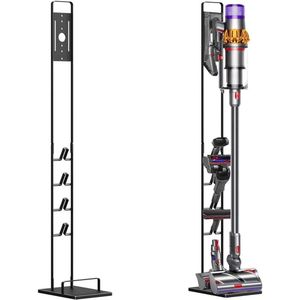 Stofzuigerhouder organizer van metaal voor Dyson V15 V12 V11 V10 V8 V7 V6 - opbergsysteem met 1 of 2 zoekwoorden toegevoegd.