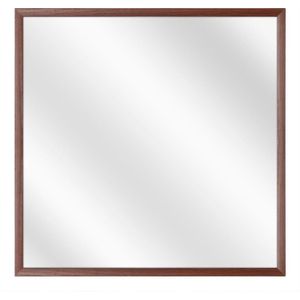 Spiegel met Luxe Aluminium Lijst - Kersen - 30 x 30 cm