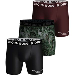 Bjorn Borg - Björn Borg Performance Boxershorts 3-Pack Multicolour - Heren - Maat XL - Body-fit