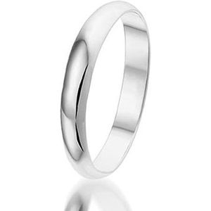 Montebello Ring Wedding - 925 Zilver Gerhod.- Trouw - 3mm - Maat 60-19mm