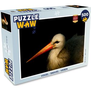 Puzzel Vogel - Snavel - Veren - Legpuzzel - Puzzel 500 stukjes