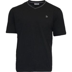 Donnay T-shirt - Sportshirt - V- Hals shirt - Heren - Maat L - Zwart